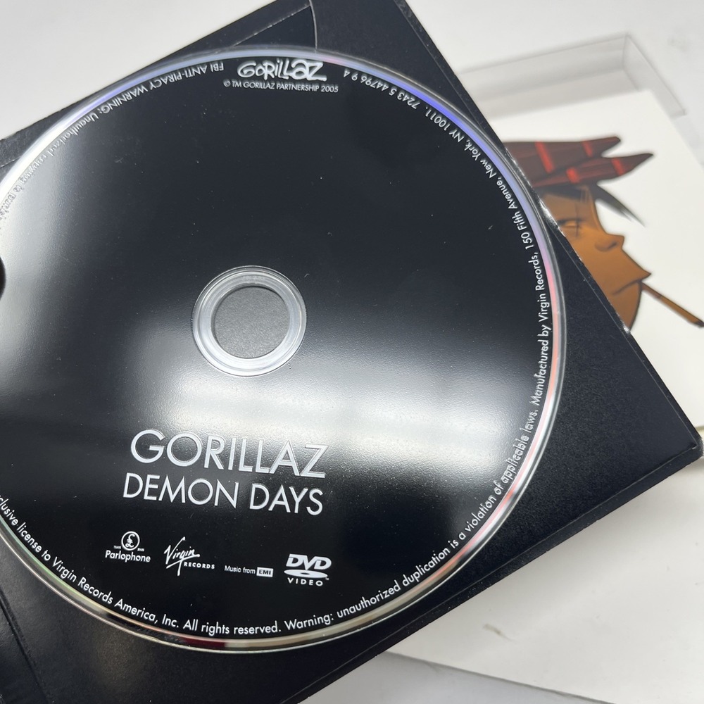 Gorillaz Demon Days CD & DVD 2-Disc Version w/Slipcover 2005 Used - Picture 5 of 7